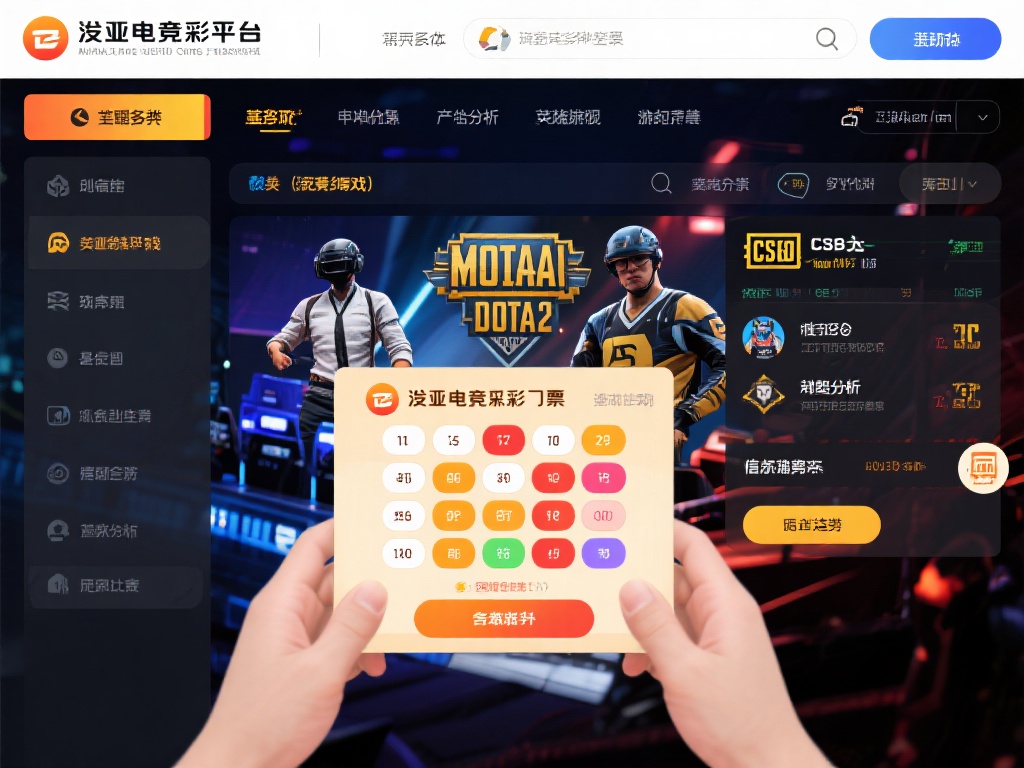 泛亚电竞彩平台票的玩法种类繁多，基本以不同电竞项目