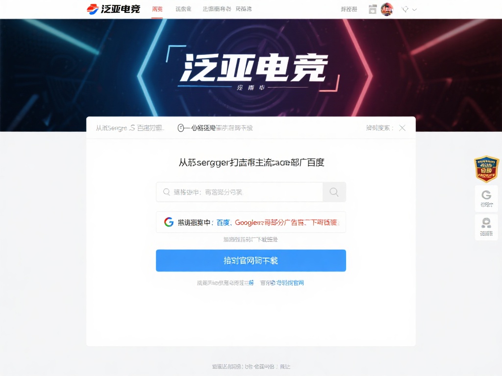 深入解析:快速定位泛亚电竞官网入口的方法 从搜索引擎切入
主流搜索引擎如百度、谷歌都是找到