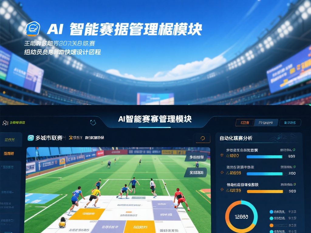 智能赛事管理模块
通过AI解析赛事数据，该模块帮