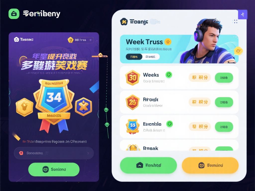 另外，平台还提供多类型的游戏成就奖励。例如，这里有